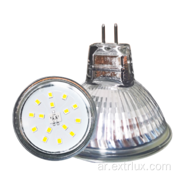 MR16 5W 38 ° LED DIMMABLE SMD Spotlight Glass